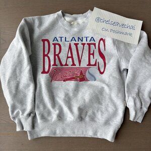 Vintage 90s MLB Atlanta Braves Sweatshirt, Retro Baseball Shirt For Men Women